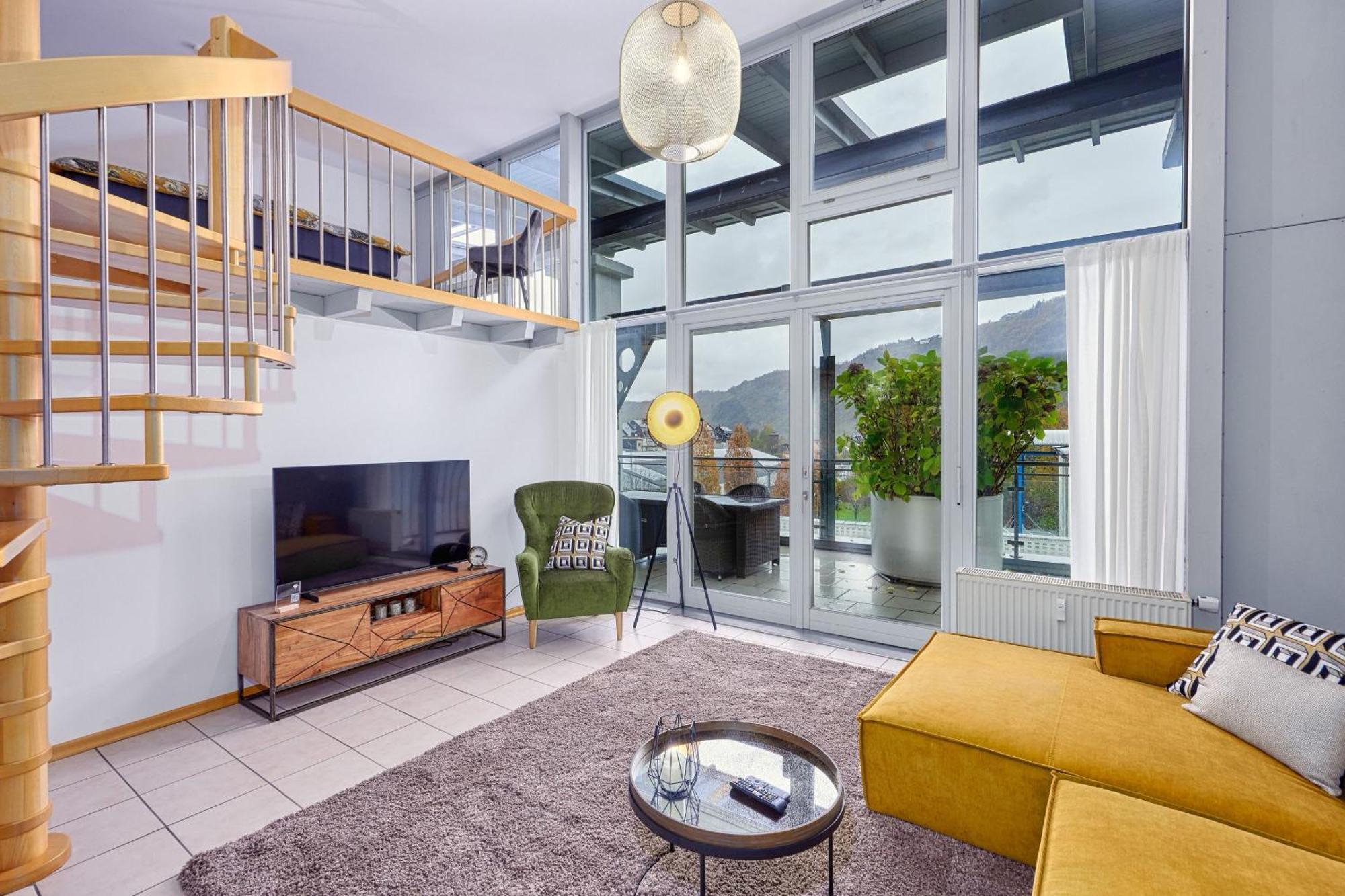 Апартаменты Penthouse Palais Mosel Трабен-Трарбах Экстерьер фото